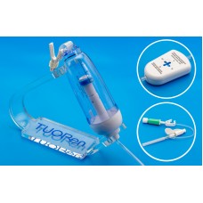Одноразовая инфузионная помпа Tuoren, объем 100 мл, с регулятором скорости инфузии(2-4-6-8) мл/час и безопасным ВВ катетером 18G